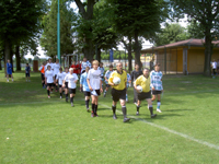 Spillerne gr ind fr en kamp