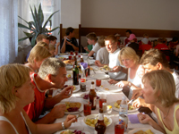 Aftensmad p Sportshotellet i Swidnica